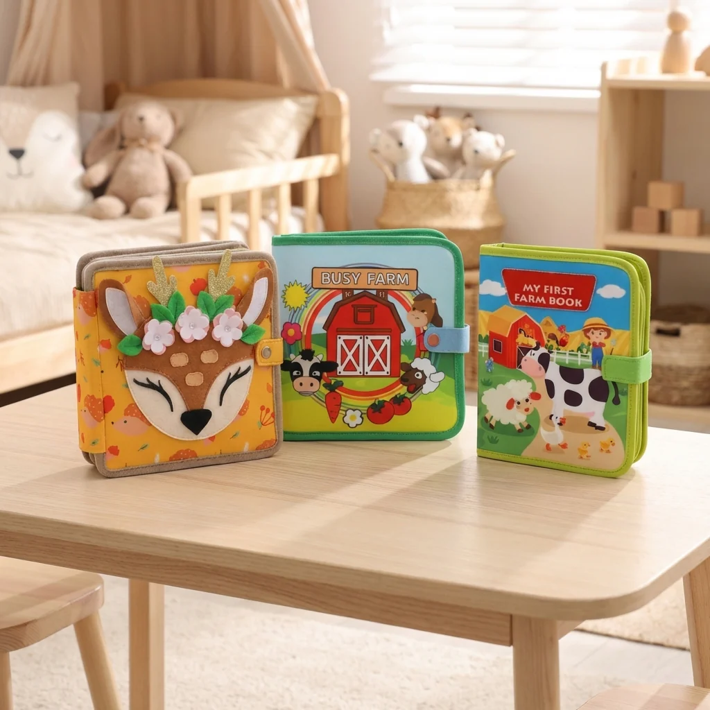 3-Piece Montessori Learning & Story Book Set for Kids - Image 6
