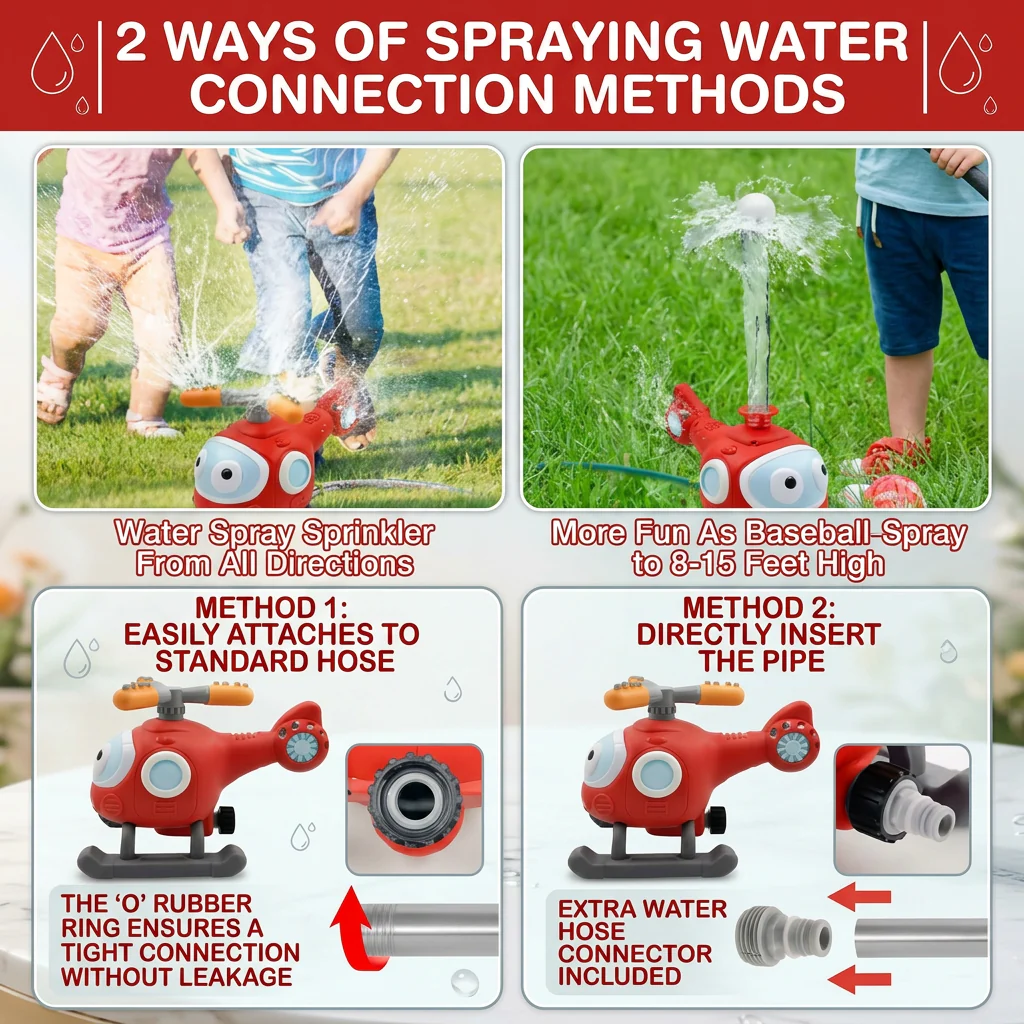 Baseball Water Fun Sprinkler Play Set - Image 4