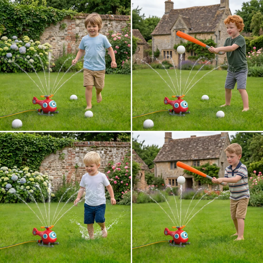 Baseball Water Fun Sprinkler Play Set - Image 5