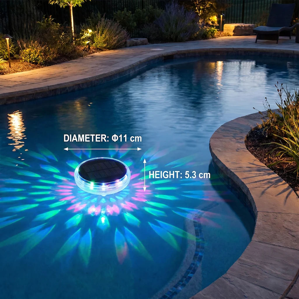 Floating solar LED light with remote control - Image 5