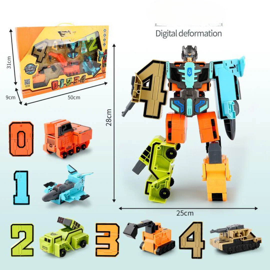 Foldable Number Vehicle Kids Toy - Image 7