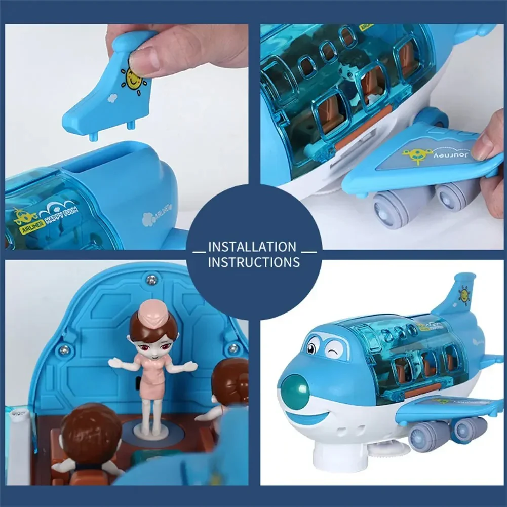 Funny & Dancing Aeroplane Toy - Image 2