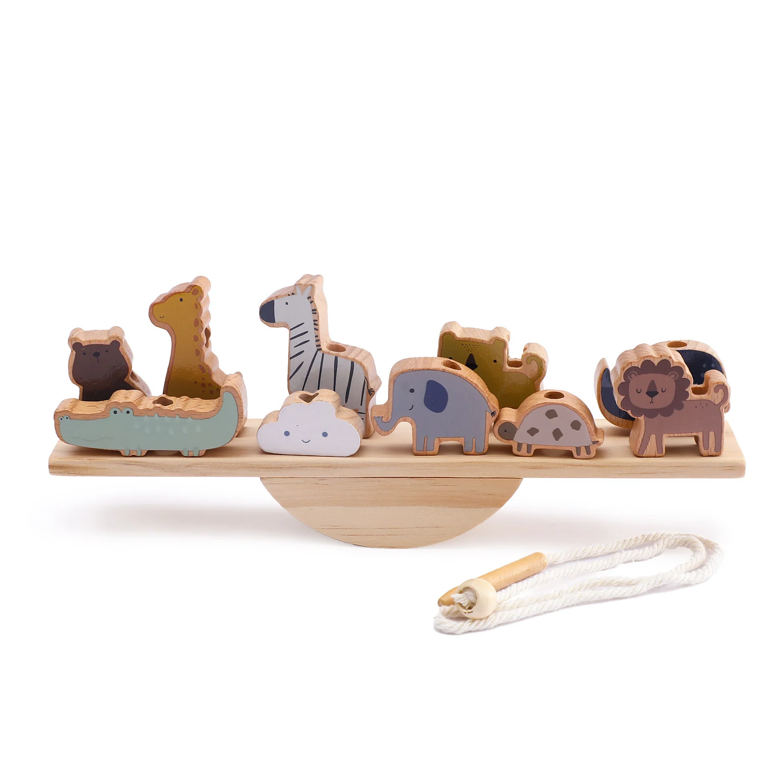Montessori Wooden Seesaw Toy - Image 10