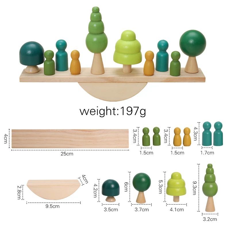 Montessori Wooden Seesaw Toy - Image 6