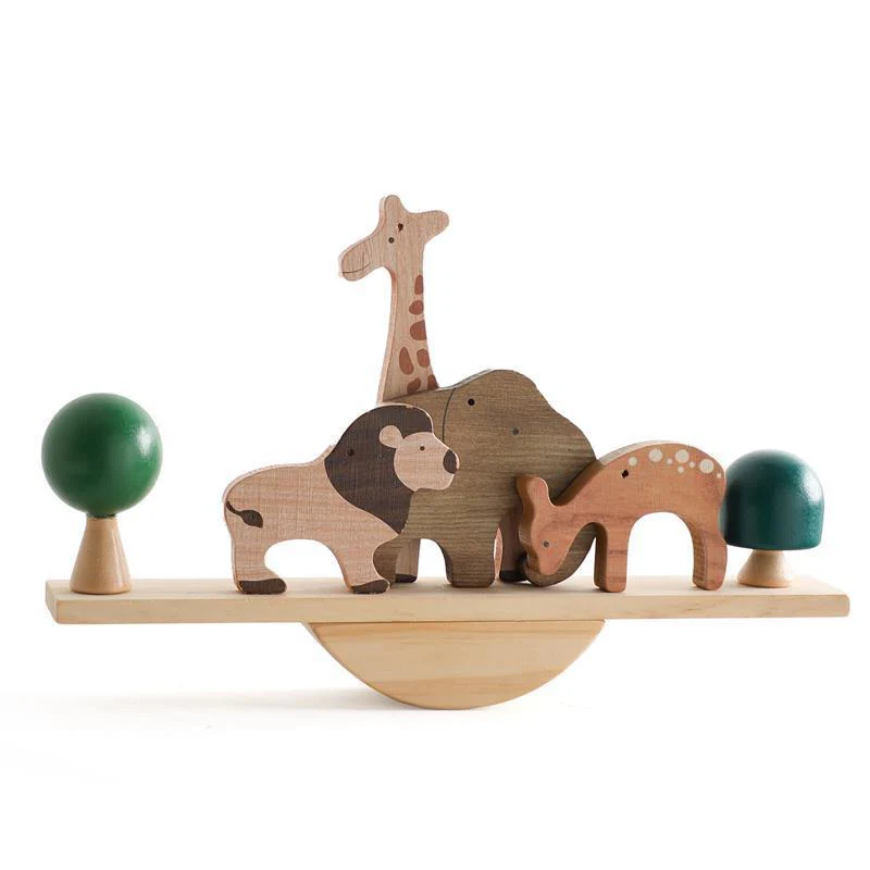 Montessori Wooden Seesaw Toy - Image 7