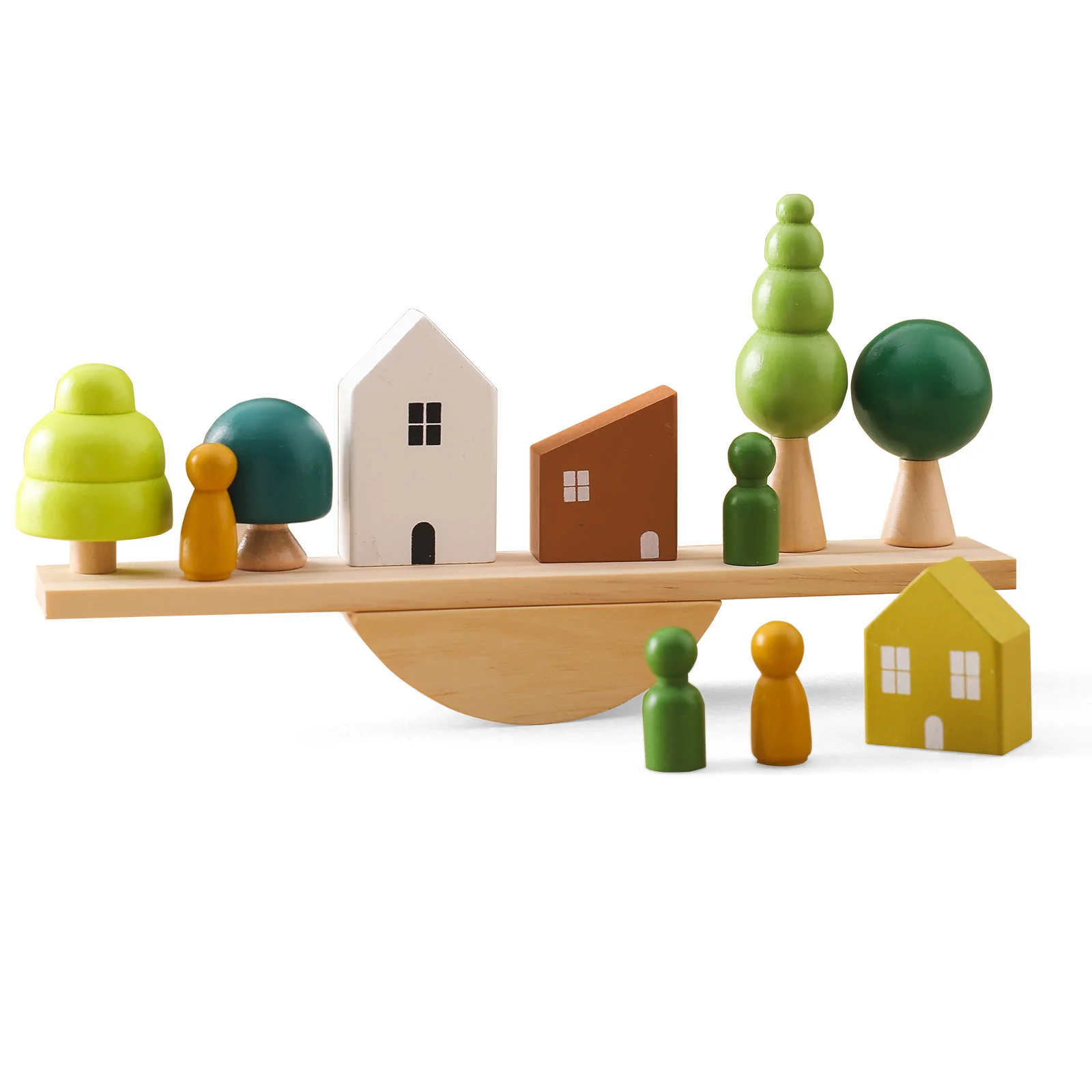 Montessori Wooden Seesaw Toy - Image 9