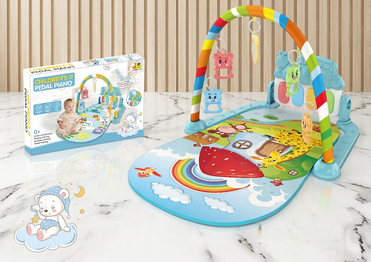 Musical Baby Pedal Piano for Limbs Coordination and Visual & Auditory Training - Image 10