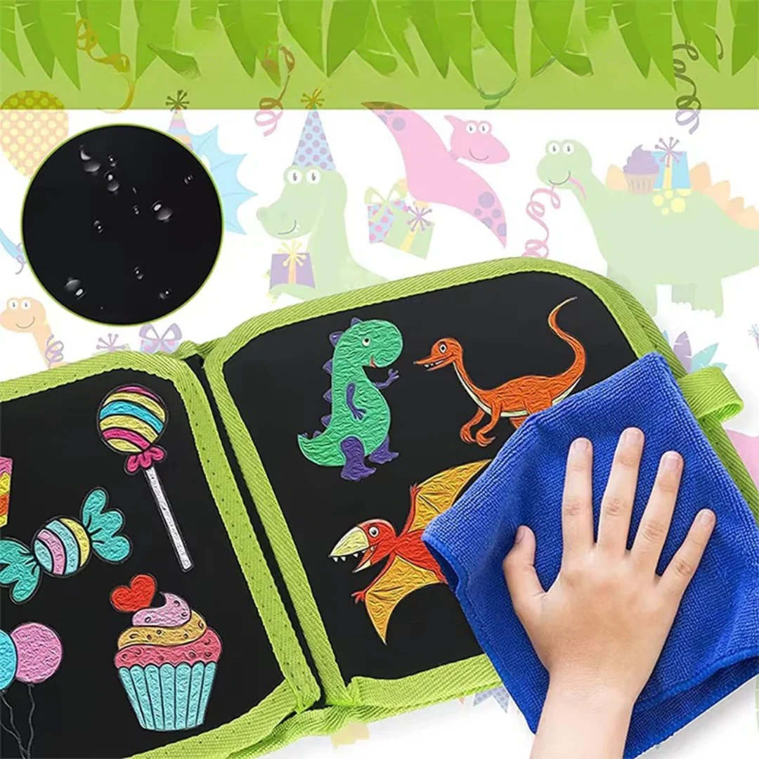 Portable reusable drawing book for children - Image 4