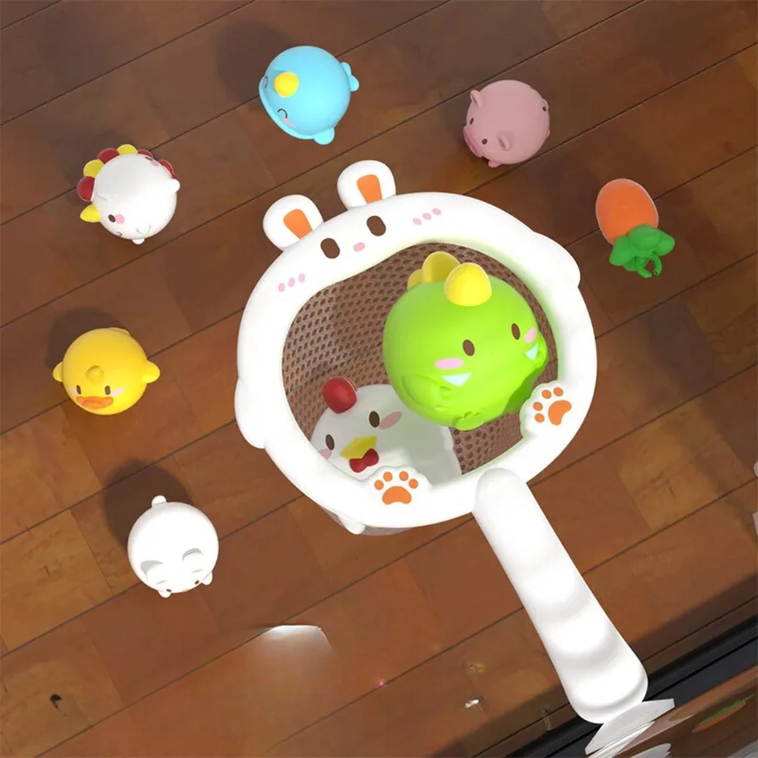Self-Luminous Bath Toy with Landing Net - Image 2